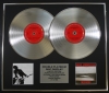 BRUCE SPRINGSTEEN/Double Platinum Disc Record Display Ltd Edition BORN TO RUN & NEBRASKA