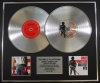 BRUCE SPRINGSTEEN/Double Platinum Disc Record Display Ltd Edition BORN IN THE USA & GREATEST HITS
