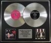 BLONDE/Double Platinum Disc Record Display Ltd Edition PLASTIC LETTERS & PARALLEL LINES
