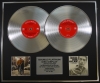 BOB DYLAN/Double Platinum Disc Record Display Ltd Edition THE FREE WHEELIN' & THE TIMES THEY ARE