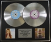 BRITNEY SPEARS/Double Platinum Disc Record Display Ltd Edition BABY ONE MORE TIME & OOPS I DID IT