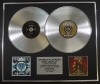 BLACK EYED PEAS/Double Platinum Disc Record Display Ltd Edition ELEPHUNK & MONKEY BUSINESS