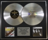 THE BEATLES/Double Platinum Disc Record Display Ltd Edition PLEASE PLEASE ME & WITH THE BEATLES