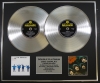 THE BEATLES/Double Platinum Disc Record Display Ltd Edition HELP & RUBBER SOUL