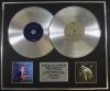 THE BEAUTIFUL SOUTH/Double Platinum Disc Record Display Ltd Edition BLUE IS THE COLOUR & QUENCH