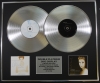 CELINE DION/Double Platinum Disc Record Display Ltd Edition FALLING INTO YOU &  LETS TALK ABOUT LOVE