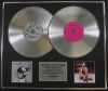 CHERYL COLE/Double Platinum Disc Record Display Ltd Edition 3 WORDS & MESSY LITTLE RAINDROPS