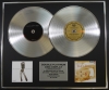 CHRISTINA AGUILERA/Double Platinum Disc Record Display Ltd Edition STRIPPED & BACK TO BASICS