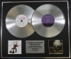 DOLLY PARTON/Double Platinum Disc Record Display Ltd Edition 9 TO 5 AND ODD JOBS & LITTLE SPARROW