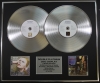 DAVID BOWIE/Double Platinum Disc Record Display Ltd Edition HUNKY DORY & ZIGGY STARDUST