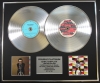 ELVIS COSTELLO/Double Platinum Disc Record Display Ltd Edition THIS YEARS MODEL & THE BEST OF