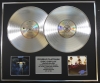 EAGLES/Double Platinum Disc Record Display Ltd Edition ONE OF THESE NIGHTS & HOTEL CALIFORNIA