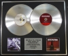 EMINEM/Double Platinum Disc Record Display Ltd Edition THE SLIM SHADY LP & THE EMINEM SHOW