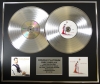 FREDDIE MERCURY/Double Platinum Disc Record Display Ltd Edition THE ALBUM & THE VERY BEST OF