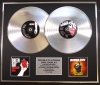 GREEN DAY/Double Platinum Disc Record Display Ltd Edition AMERICAN IDIOT & 21ST CENTURY BREAKDOWN
