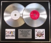 GIRLS ALOUD/Double Platinum Disc Record Display Ltd Edition OUT OF CONTROL & THE GREATEST HITS