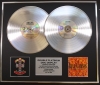 GUNS N ROSES/Double Platinum Disc Record Display Ltd Edition APPETITE FOR DESTRUCTION & SPAGHETTI