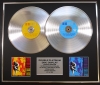 GUNS N ROSES/Double Platinum Disc Record Display Ltd Edition USE UR ILLUSION I & USE UR ILLUSION II