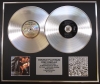 GEORGE MICHAEL/Double Platinum Disc Record Display Ltd Edition FAITH & LISTEN WITHOUT PREJUDICE