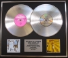 GENESIS/Double Platinum Disc Record Display Ltd Edition TRESPASS & NURSERY CRYME