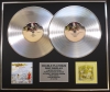 GENESIS/Double Platinum Disc Record Display Ltd Edition FOXTROT & SELLING ENGLAND BY THE POUND