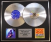 GARY MOORE/Double Platinum Disc Record Display Ltd Edition PARISIENNE WALKWAYS & BLUES FOR GREENY