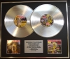 IRON MAIDEN/Double Platinum Disc Record Display Ltd Edition IRON MAIDEN & KILLERS