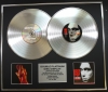IGGY POP/Double Platinum Disc Record Display Ltd Edition RAW POWER & PENETRATION