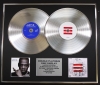 JAY-Z/Double Platinum Disc Record Display Ltd Edition THE BLUEPRINT 2 & THE BLUEPRINT 3