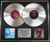 JAMES BLUNT/Double Platinum Disc Record Display Ltd Edition BACK TO BEDLAM & ALL THE LOST SOULS