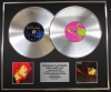 JIMI HENDRIX/Double Platinum Disc Record Display Ltd Edition ELECTRIC LADYLAND & BAND OF GYPSYS