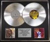 JETHRO TULL/Double Platinum Disc Record Display Ltd Edition AQUALUNG & WAR CHILD