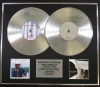 KENNY CHESNEY/Double Platinum Disc Record Display Ltd Edition ME AND YOU & HEMINGWAY'S WHISKEY