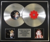 KIM WILDE/Double Platinum Disc Record Display Ltd Edition KIM WILDE & THE VERY BEST OF