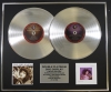 KATE BUSH/Double Platinum Disc Record Display Ltd Edition THE DREAMING & HOUNDS OF LOVE