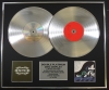 KEANE/Double Platinum Disc Record Display Ltd Edition HOPES AND FEARS & UNDER THE IRON SEA