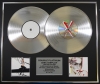 KYLIE MINOGUE/Double Platinum Disc Record Display Ltd Edition BODY LANGUAGE & X