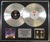KISS/Double Platinum Disc Record Display Ltd Edition DESTROYER & DYNASTY