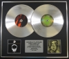 KINGS OF LEON/Double Platinum Disc Record Display Ltd Edition BECAUSE OF THE TIMES & ONLY BY THE