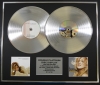 KELLY CLARKSON/Double Platinum Disc Record Display Ltd Edition THANKFUL & BREAKAWAY