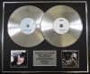 LADY GAGA/Double Platinum Disc Record Display Ltd Edition THE FAME & BORN THIS WAY