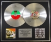 LED ZEPPELIN/Double Platinum Disc Record Display Ltd Edition HOUSES OF THE HOLY & PHYSICAL GRAFFITI