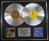MEGADETH/Double Platinum Disc Record Display Ltd Edition SO FAR SO GOOD SO WHAT & RUST IN PIECE