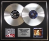 MYLENE FARMER/Double Platinum Disc Record Display Ltd Edition LES MOTS & BLEU NOIR