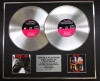 MOTLEY CRUE/Double Platinum Disc Record Display Ltd Edition TOO FAST FOR LOVE & SHOUT AT THE DEVIL