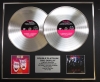 MOTLEY CRUE/Double Platinum Disc Record Display Ltd Edition THEATRE OF PAIN & GIRLS GIRLS GIRLS
