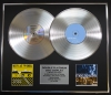 MEN AT WORK/Double Platinum Disc Record Display Ltd Edition BUSINESS AS USUAL & CONTRABAND