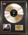 SAM SMITH/LTD. EDITION CD GOLD DISC/RECORD/IN THE LONELY HOUR