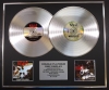 N.W.A/Double Platinum Disc Record Display Ltd Edition STRAIGHT OUTTA COMPTON & 4 LIFE