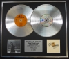 NEIL YOUNG/Double Platinum Disc Record Display Ltd Edition AFTER THE GOLD RUSH & HARVEST